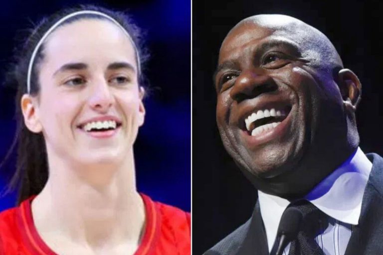 Magic Johnson se une a Caitlin Clark para elogiar a Pacers vs Knicks