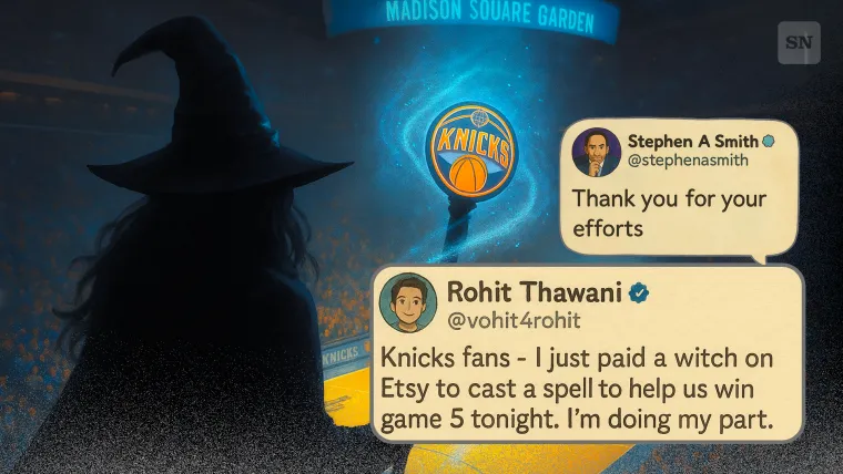 Fan de Knicks usa hechizo de bruja para playoffs | Sporting News Spain