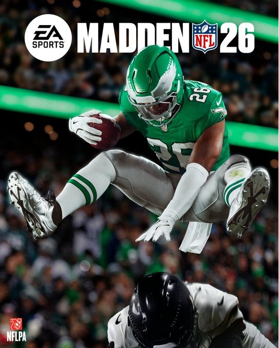 Portada de Madden 26; protagonista Saquon Barkley de Eagles